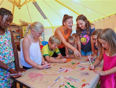 Manuelle Aktivitäten für Kinder auf Camping Les Sirènes