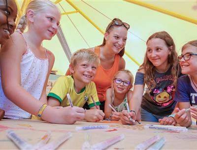 Manuelle Aktivitäten für Kinder auf Camping Les Sirènes