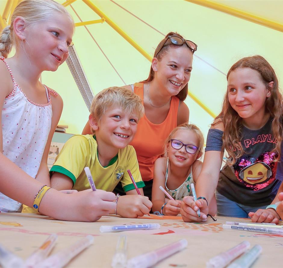 Manuelle Aktivitäten für Kinder auf Camping Les Sirènes 
