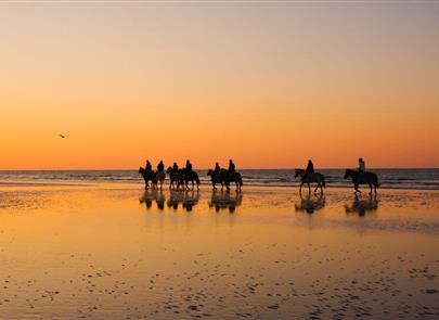 Reiten an den Stränden von St. Hilaire de Riez - CAMPING**** Les Sirènes