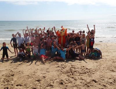 Jugendclub am Strand von Saint-Jean-de-Monts