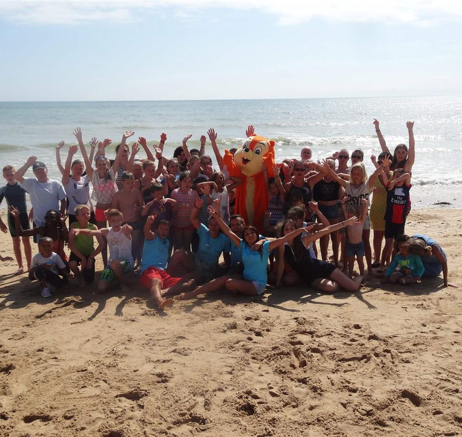 Jugendclub am Strand von Saint-Jean-de-Monts 