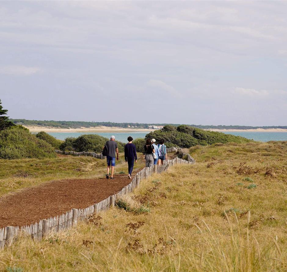Wandern Sie in der Nähe des 3-Sterne-Campingplatzes Les Sirènes in Saint-Jean-de-Monts 