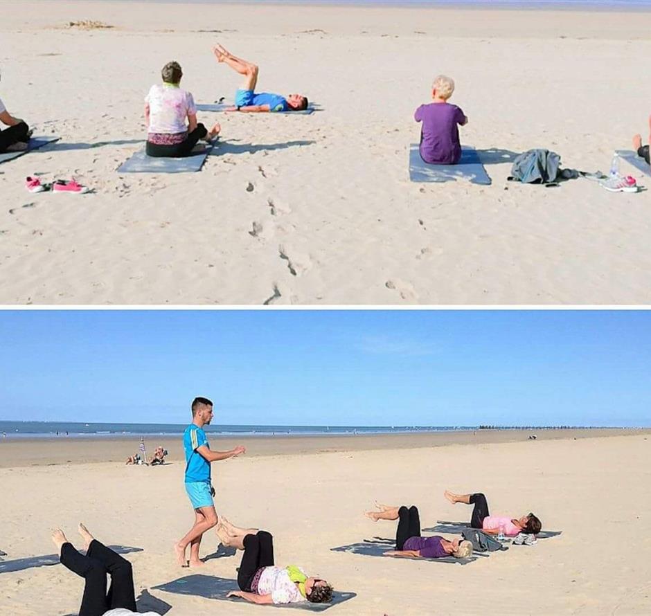 Entlang der Küste in Saint-Jean-de-Monts in der Vendée in der Nähe des 3-Sterne-Campingplatzes Les Sirènes 