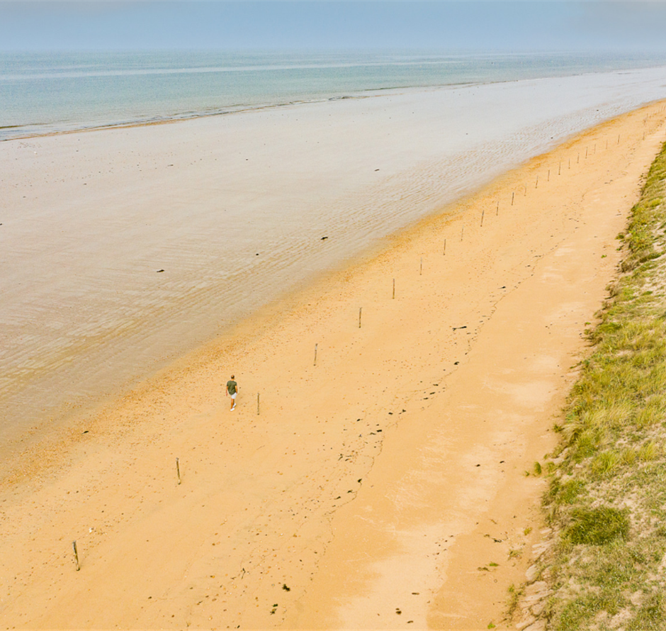 Küstenweg Saint-Jean-de-Monts in der Vendée in der Nähe des 3-Sterne-Campingplatzes Les Sirènes 