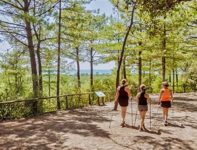 Nordic-Walking-Route Saint-Jean-de-Monts in der Vendée in der Nähe des 3-Sterne-Campingplatzes Les Sirènes