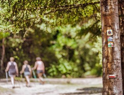 Nordic-Walking-Route Saint-Jean-de-Monts in der Vendée in der Nähe des 3-Sterne-Campingplatzes Les Sirènes