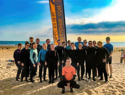 Jugendclub am Strand von Saint-Jean-de-Monts