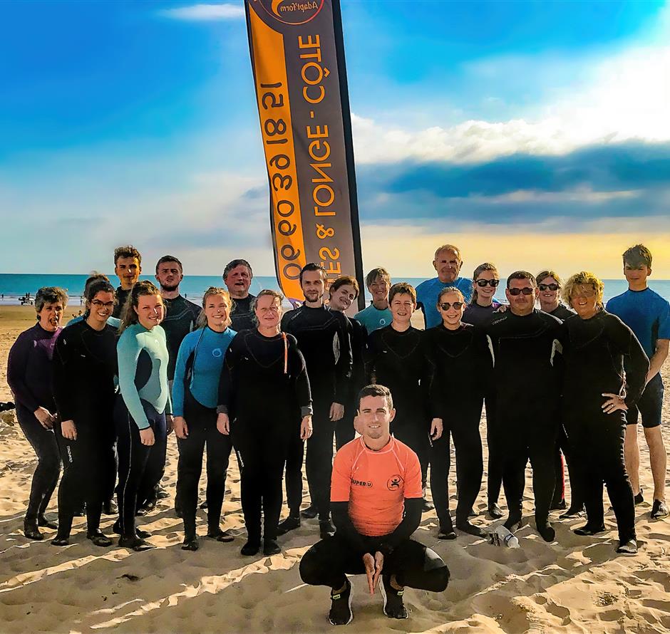 Jugendclub am Strand von Saint-Jean-de-Monts 