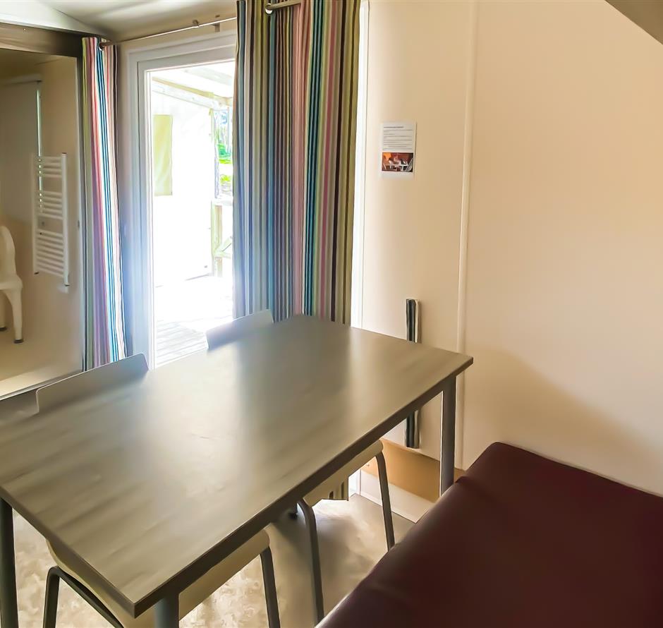 Wohnzimmer des Cottage 4 Personen 2 Schlafzimmer PMR 