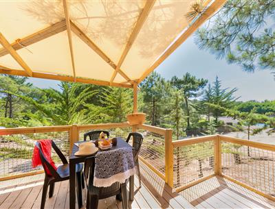 Cottage Terrasse 2 Pers. 4 Blumen
