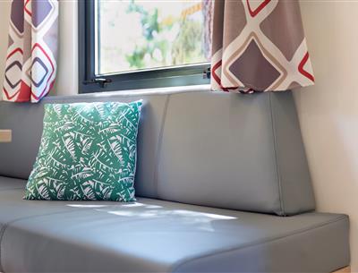 Wohnzimmer des Cottage 2 Pers 4 Blumen