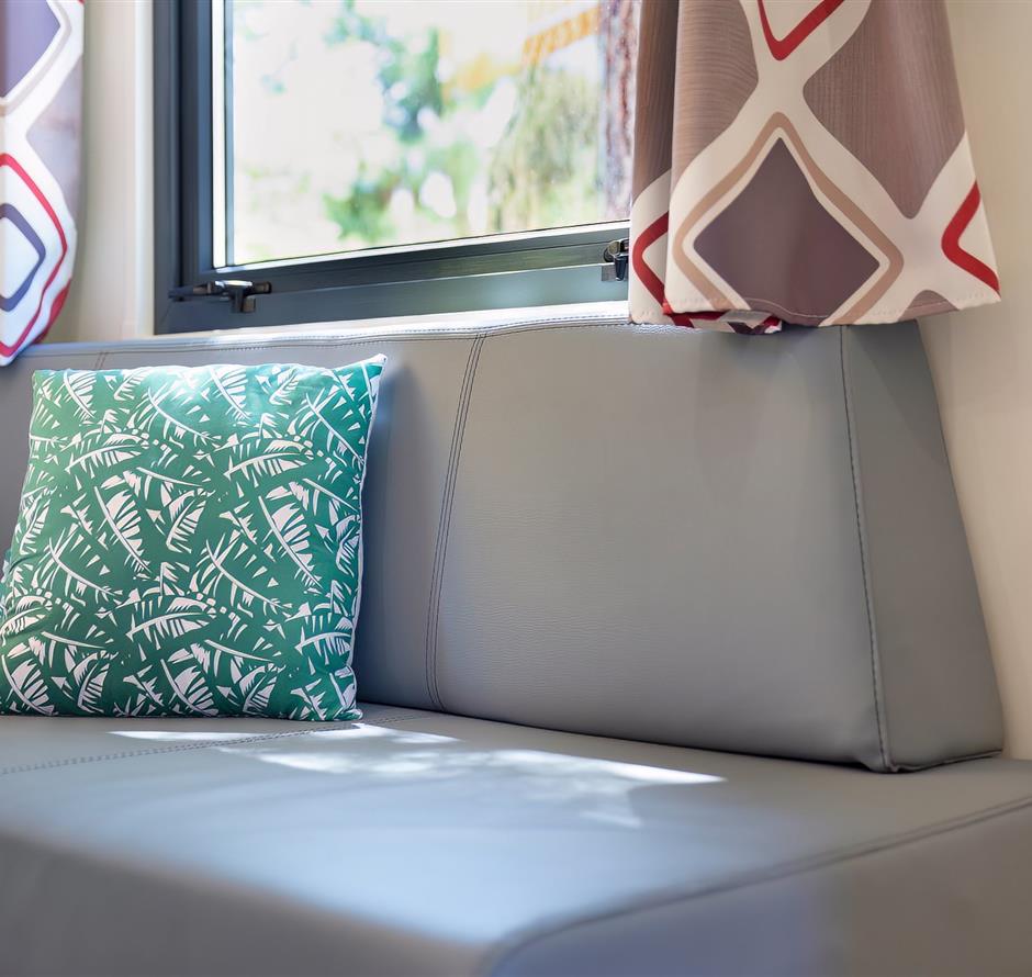 Wohnzimmer des Cottage 2 Pers 4 Blumen 