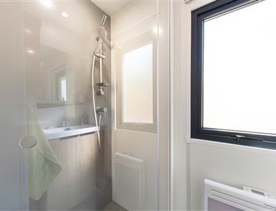 Badezimmer des Cottage 6 Personen 3 Blumen