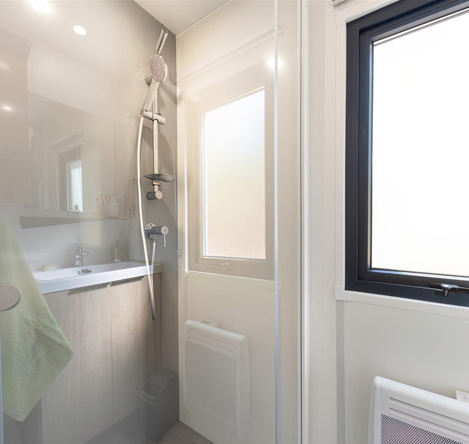 Badezimmer des Cottage 6 Personen 3 Blumen 