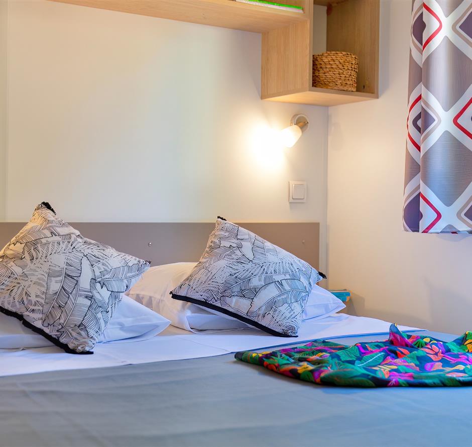 Schlafzimmer des Cottage 6 Personen 3 Blumen 