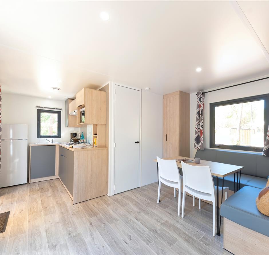 Wohnzimmer des Cottage 5 pers 3 Blumen 