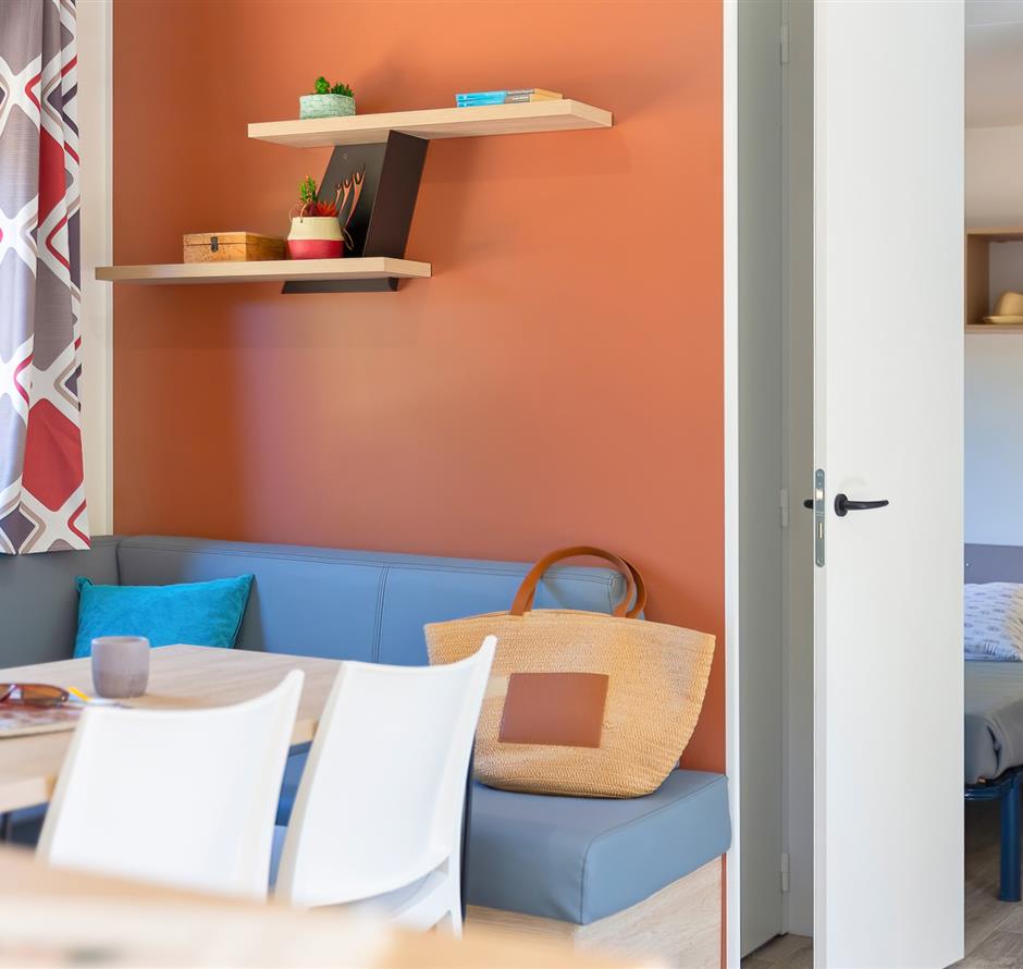 Wohnzimmer des Cottage 5 pers 3 Blumen 
