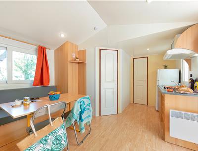 Wohnzimmer des Cottage 4 Pers 2 Blumen