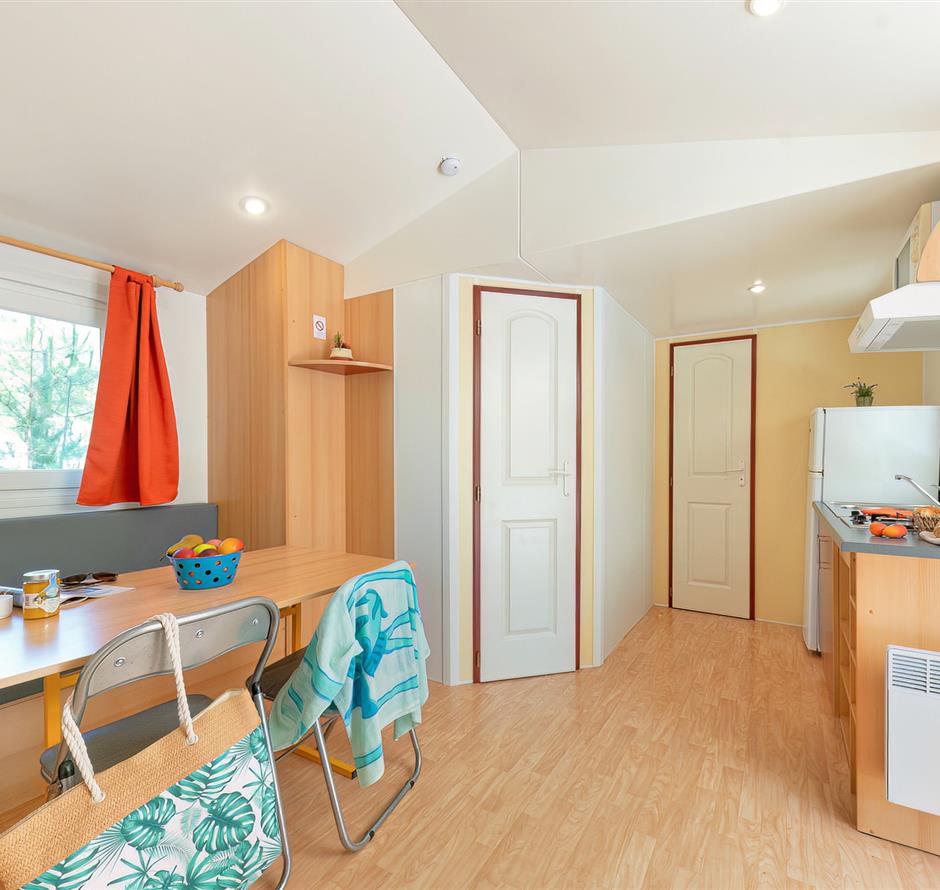 Wohnzimmer des Cottage 4 Pers 2 Blumen 