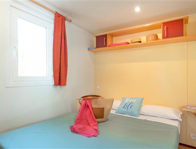 Schlafzimmer des Cottage 4 Pers 2 Blumen