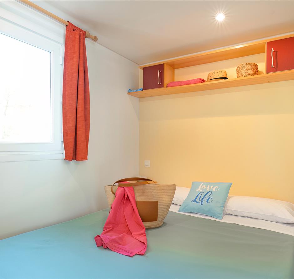 Schlafzimmer des Cottage 4 Pers 2 Blumen 