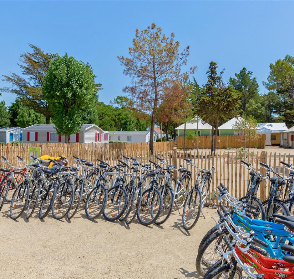 Radwege in Saint Jean de Monts in der Vendée in der Nähe des 3-Sterne-Campingplatzes Les Sirènes 