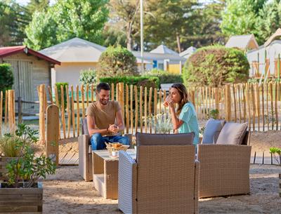 Frühstücksservice auf dem Campingplatz Les Sirènes