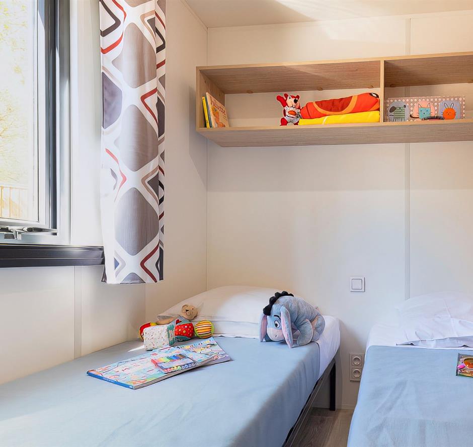 Wohnzimmer des Cottage 6 Personen 3 Blumen 