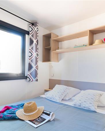 Cottage Schlafzimmer 5 Pers 3 Blumen - CAMPING**** Les Sirènes