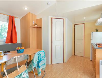 Wohnzimmer des Cottage 4 Pers 2 Blumen