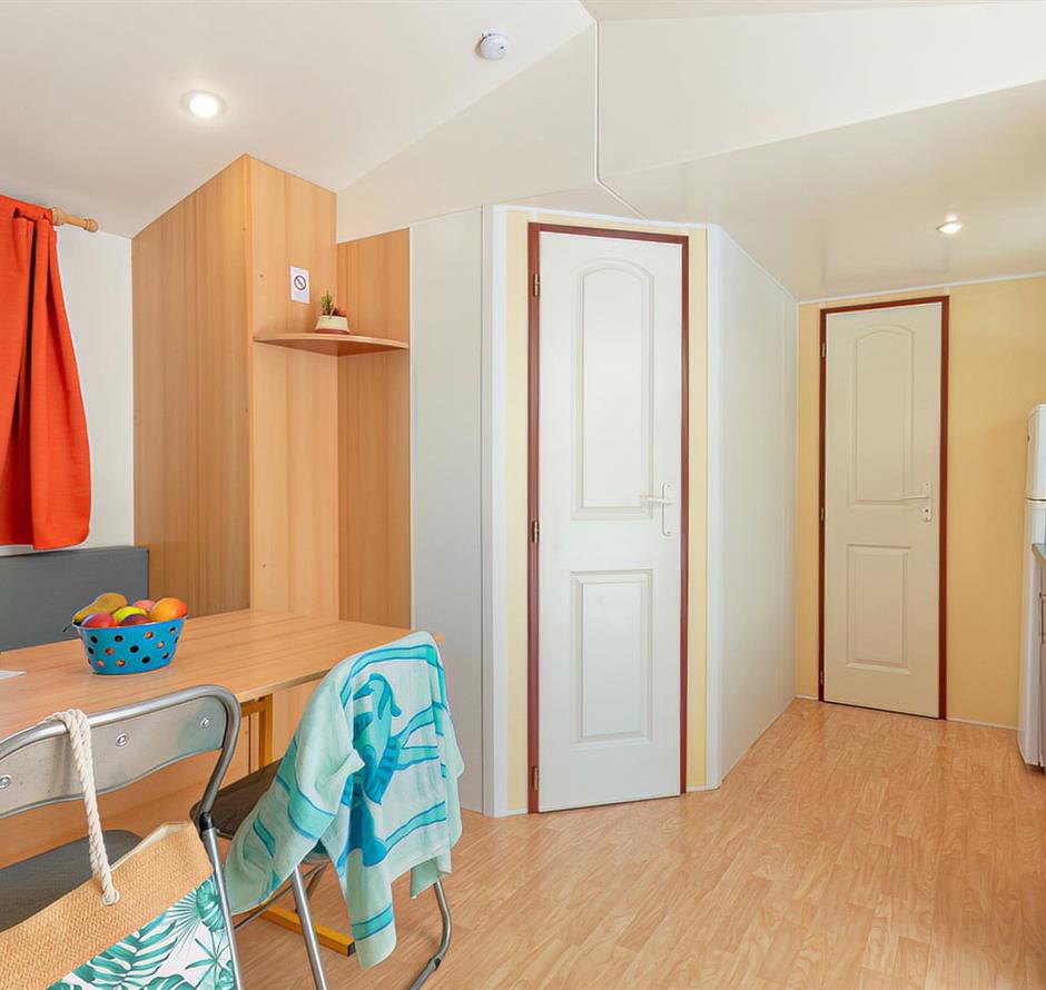 Wohnzimmer des Cottage 4 Pers 2 Blumen 