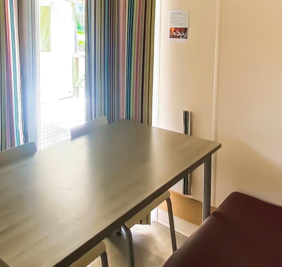 Wohnzimmer des Cottage 4 Personen 2 Schlafzimmer PMR 