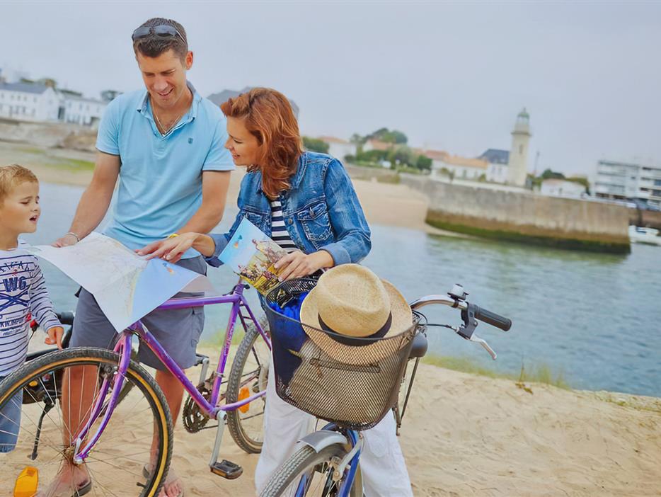 Radwege in Saint Jean de Monts in der Vendée in der Nähe des 3-Sterne-Campingplatzes Les Sirènes - CAMPING**** Les Sirènes