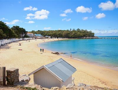 Entlang der Küste in Saint-Jean-de-Monts in der Vendée in der Nähe des 3-Sterne-Campingplatzes Les Sirènes