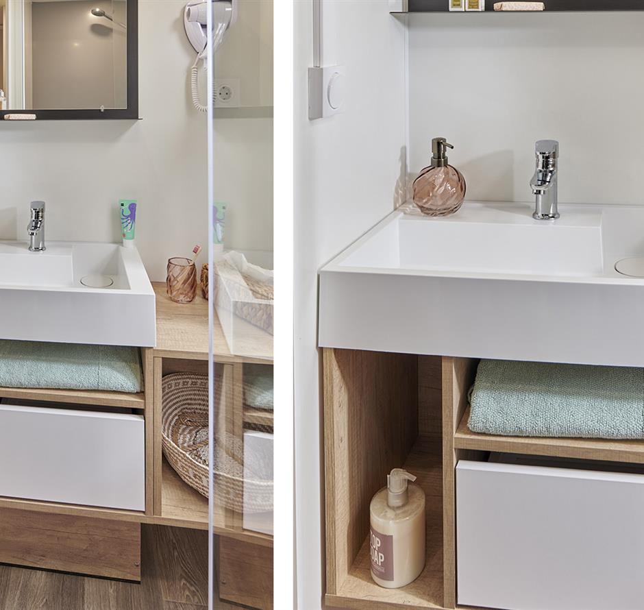Badezimmer des Cottage 4 Personen Premium 