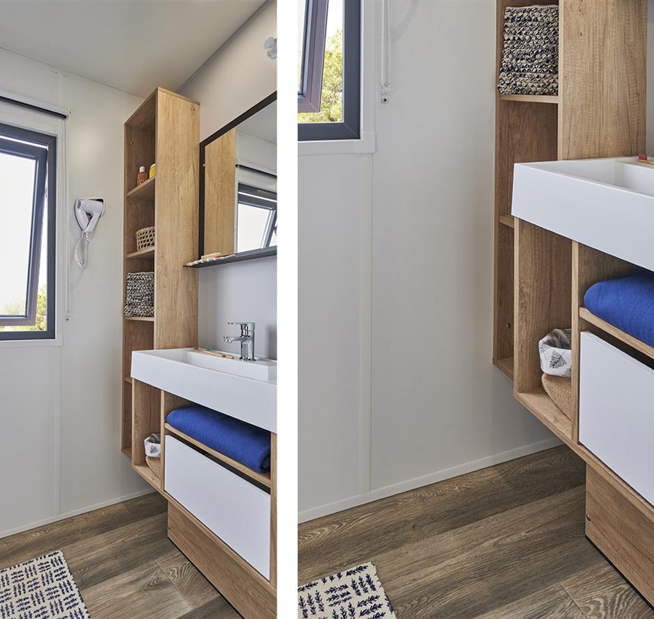 Badezimmer des Cottage 6 Personen Premium 