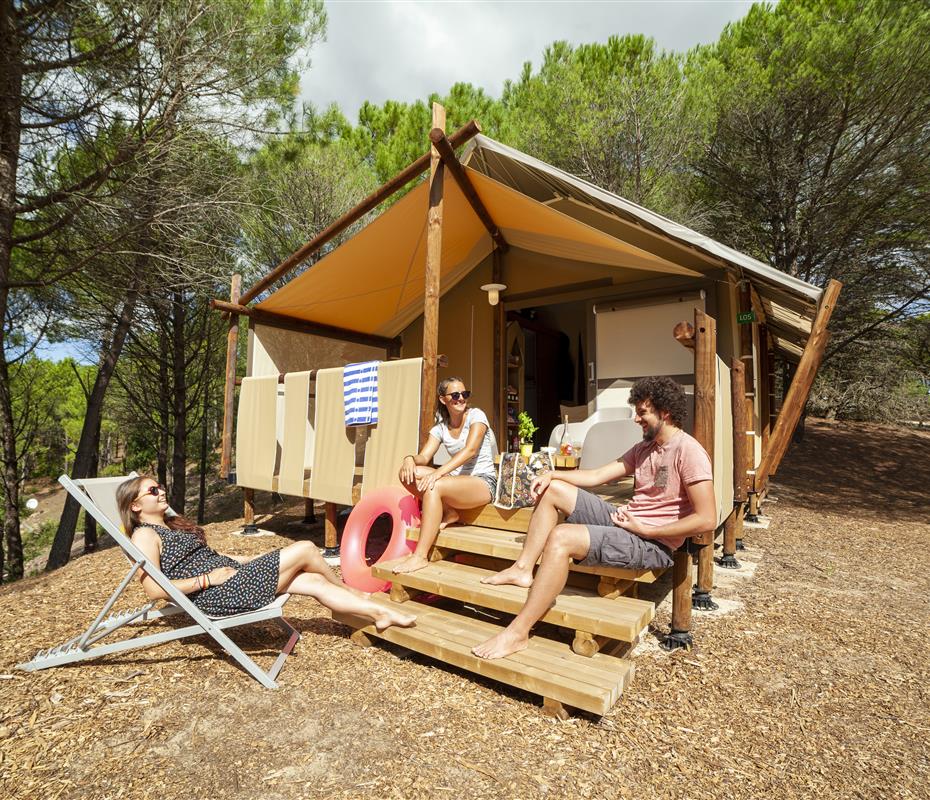 Unterkunft auf dem Campingplatz Les Sirènes ** - CAMPING**** Les Sirènes